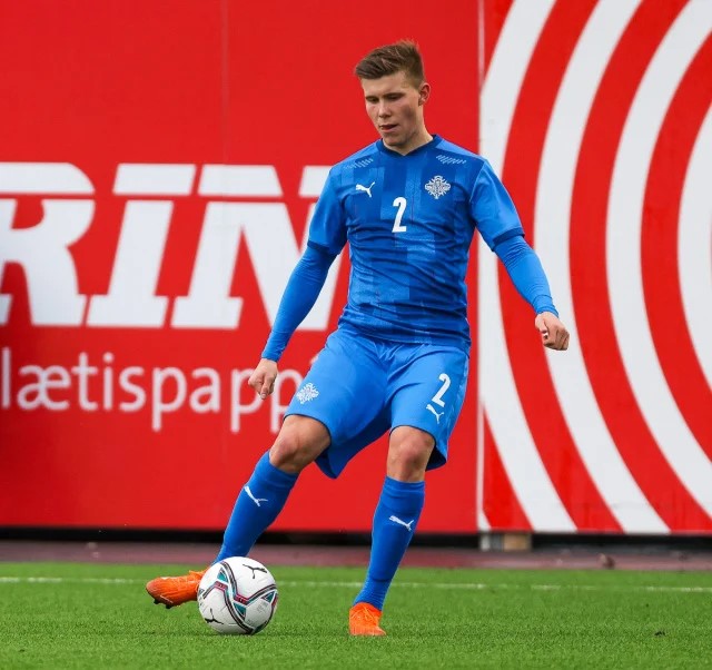 Alfons Sampsted. Mynd: Fótbolti.net - Hafliði Breiðfjörð