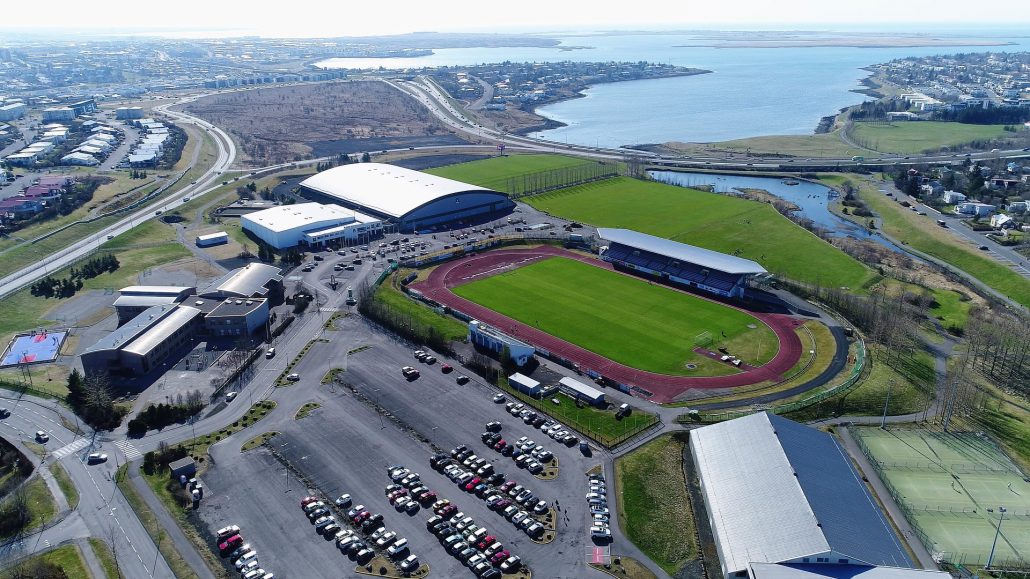 Mynd af Breiðablikssvæðinu tekin 2017.