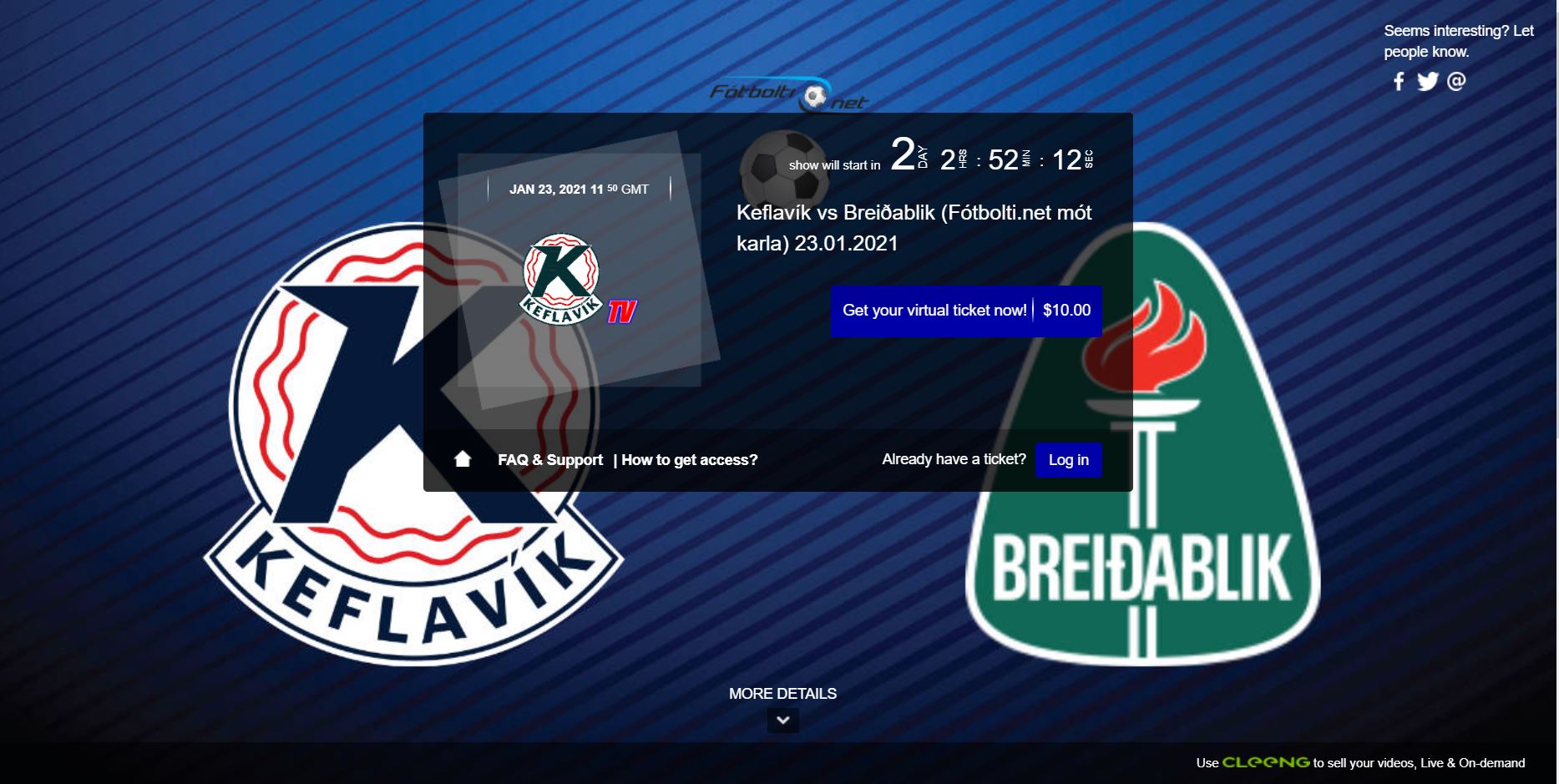 Smella á mynd til að fá aðgang að útsendingunni.