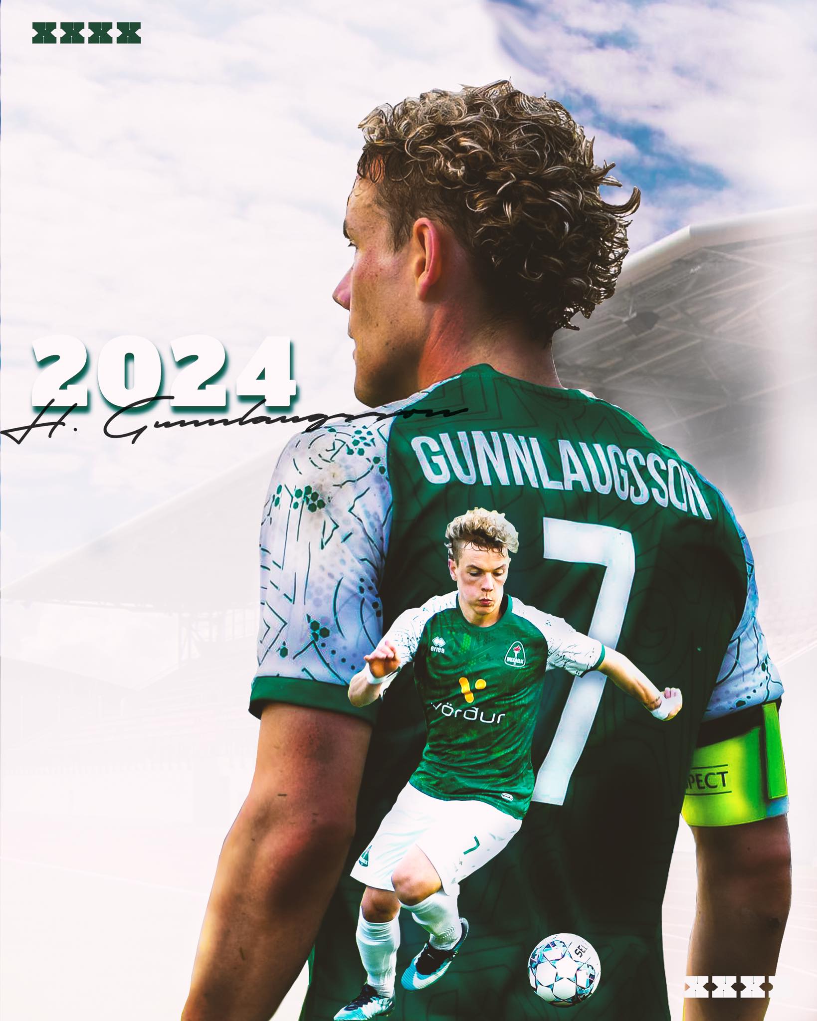 Fyrirliðinn skrifar undir nýjan samning