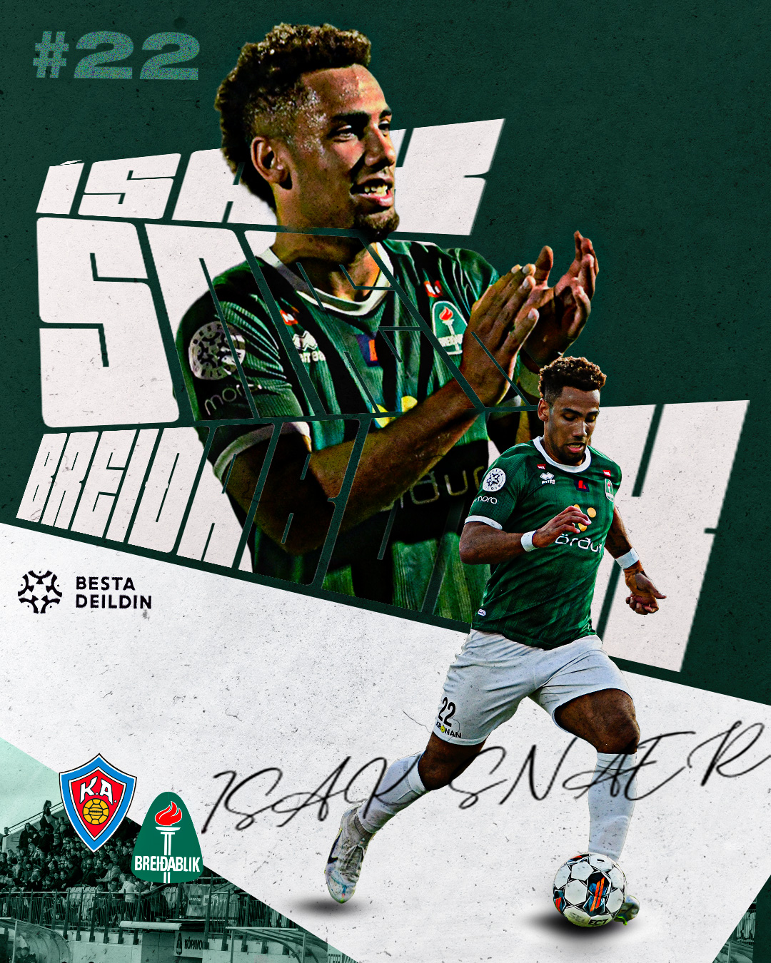 Besta deild karla. Efri hluti 2022: KA - Breiðablik
