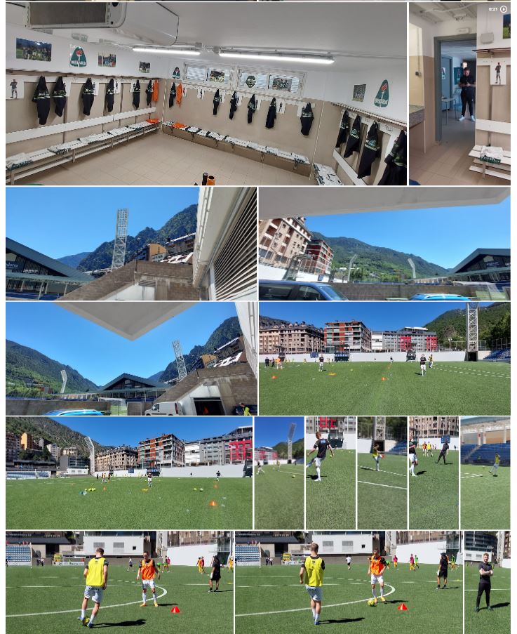 Myndir frá Andorra á leikdegi