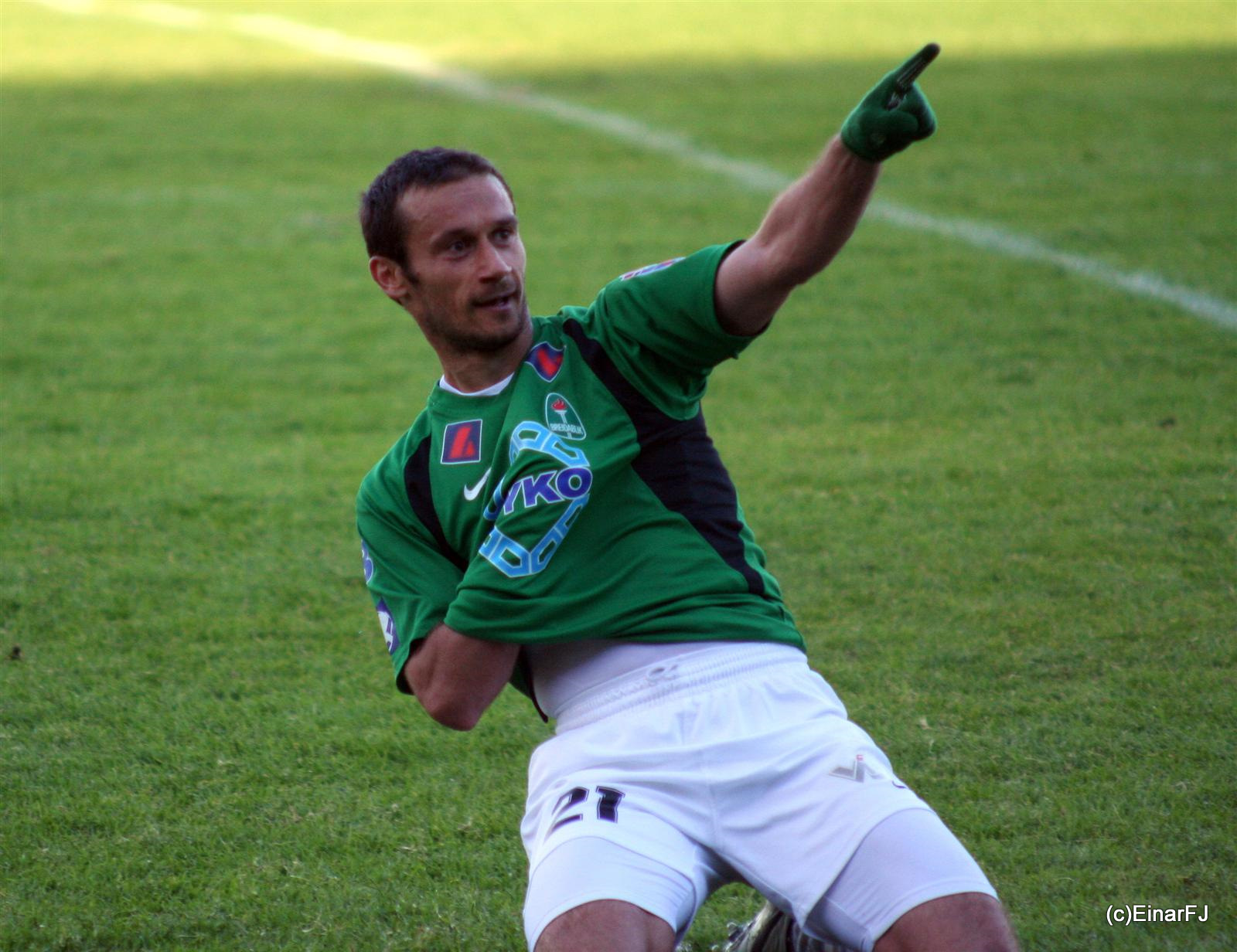 Nenad Zivanovic í leik með Blikum 2008