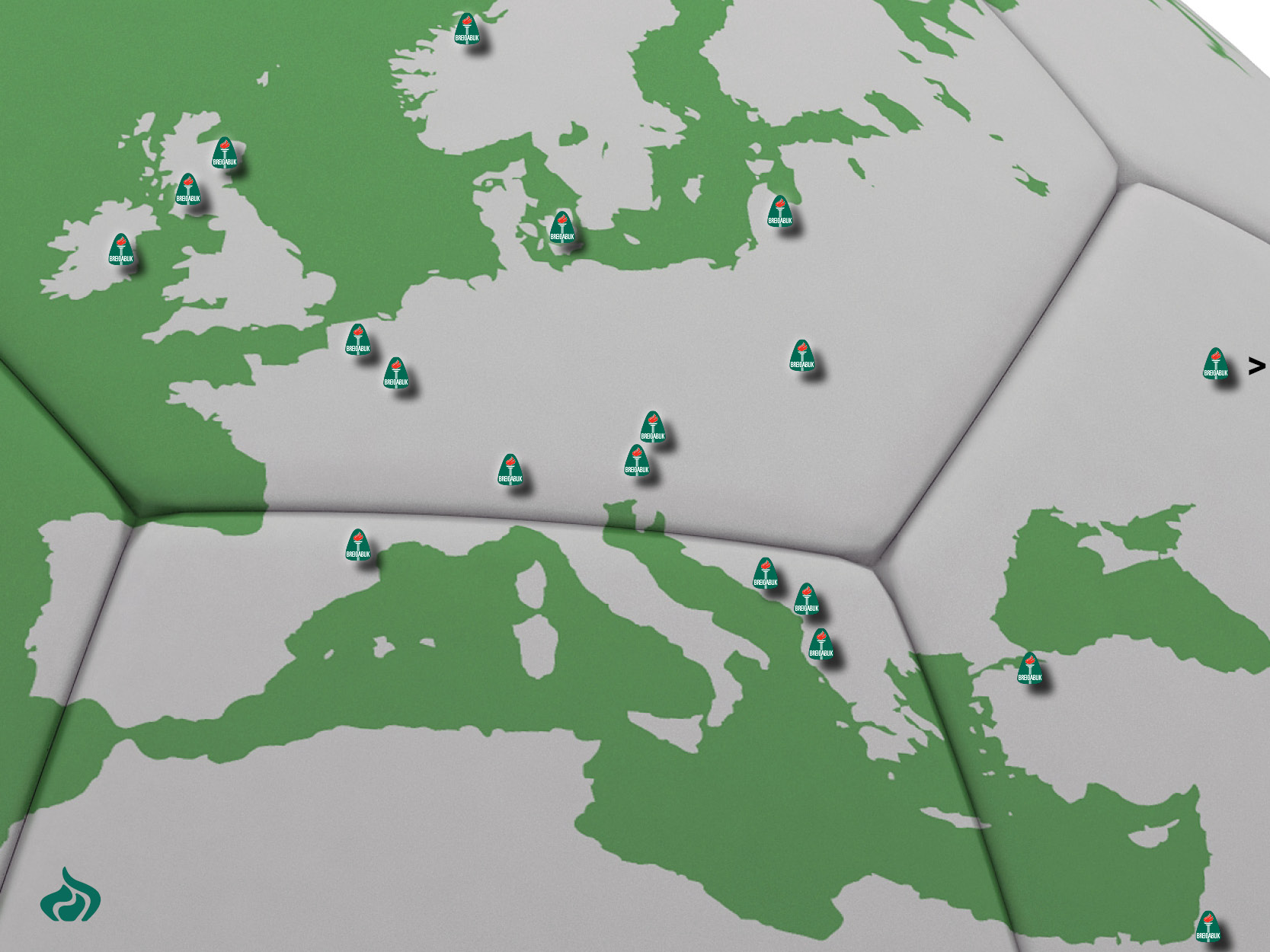 Evrópukort Blika 2010-2023.