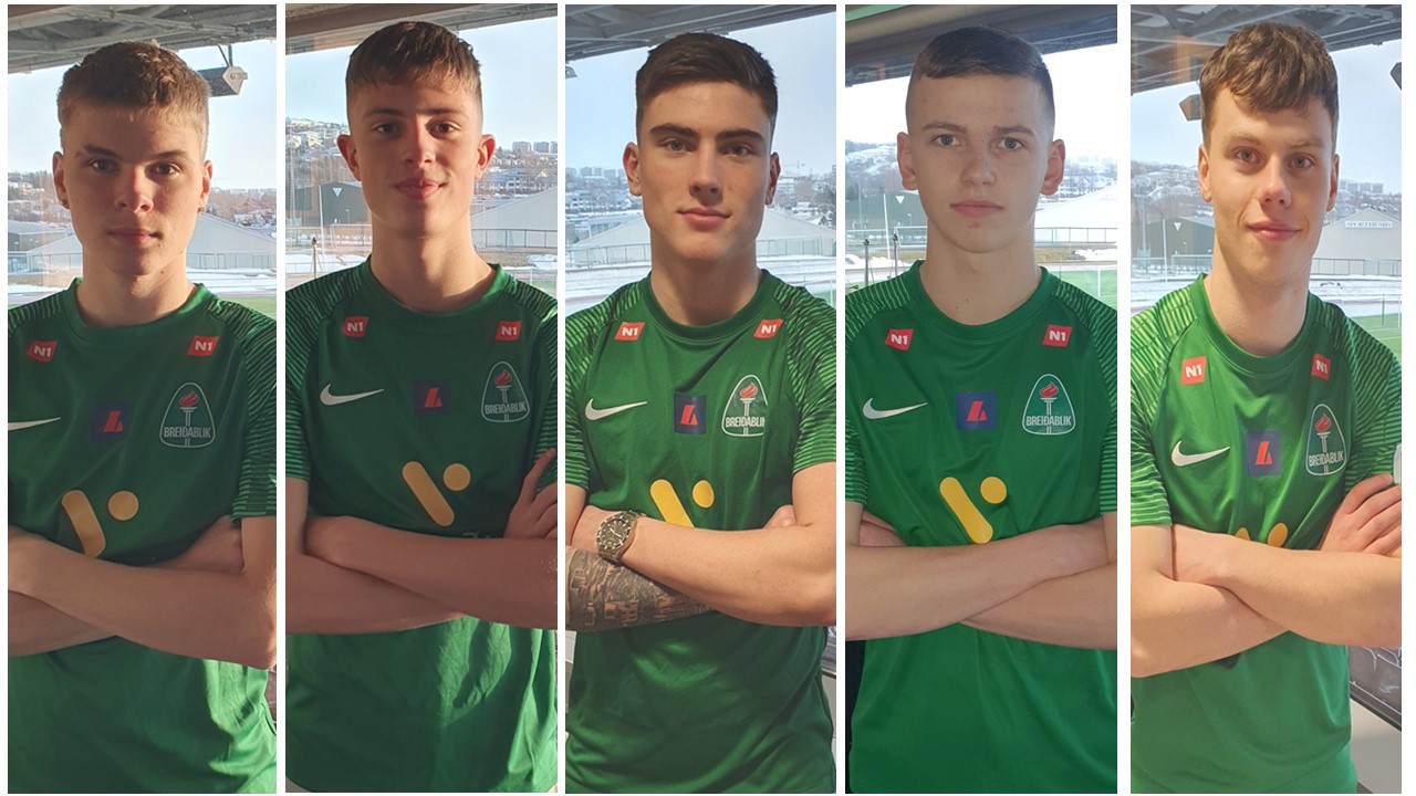 Fimm ungir skrifa undir hjá Blikum