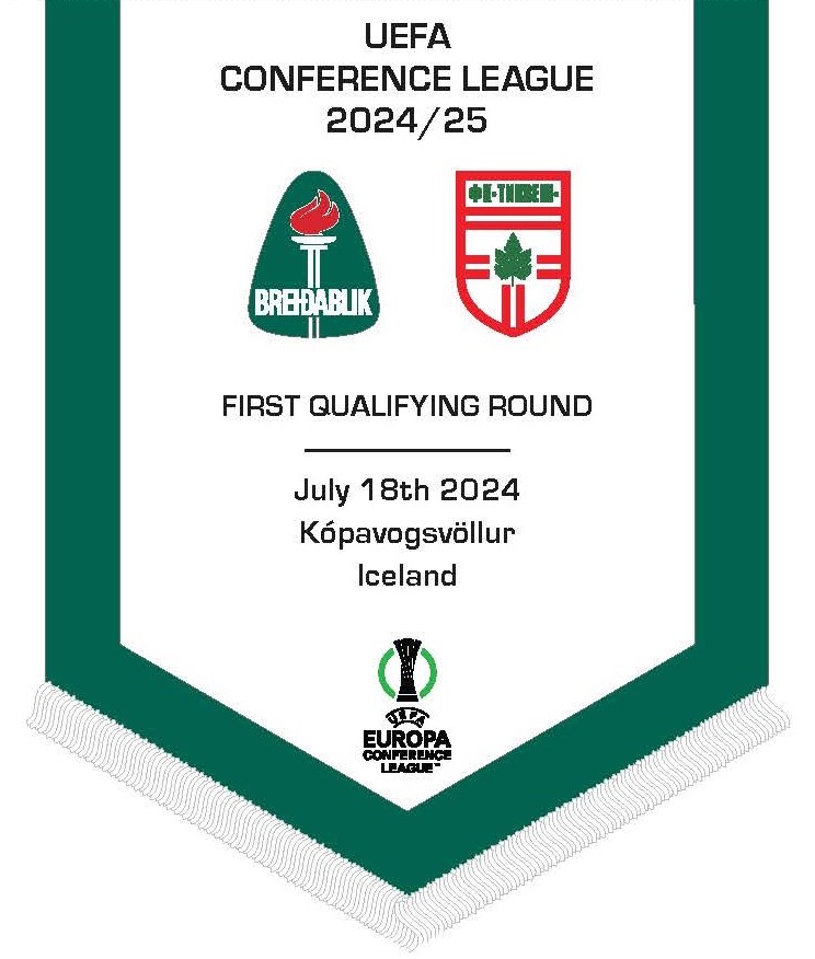 Sambandsdeild UEFA 2024/25: Breiðablik - Tikvesh 18. júlí kl.19:15!
