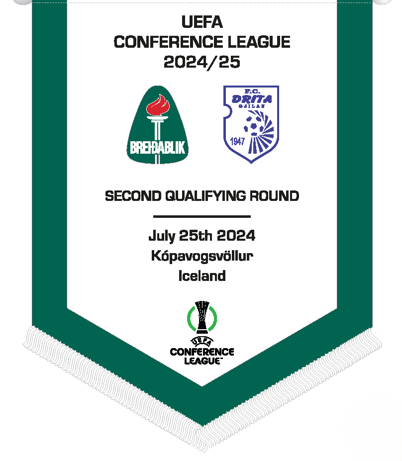Sambandsdeild UEFA 2024/25: Breiðablik - FC Drita 25. júlí kl.19:15!