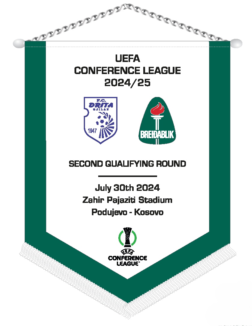 Sambandsdeild UEFA 2024/25: FC Drita - Breiðablik 30. júlí kl.15:00!