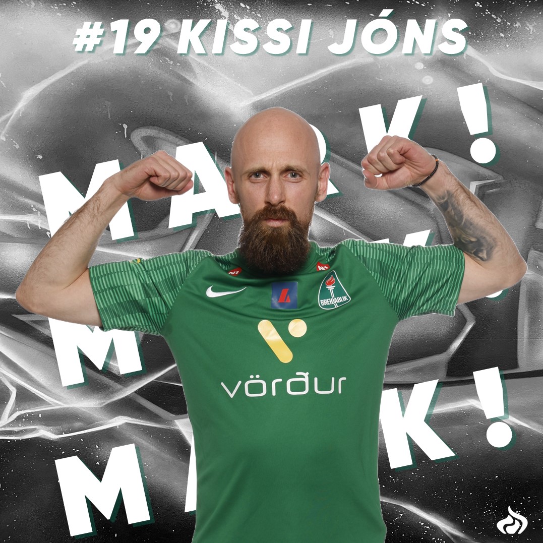 Kiddi Jóns skorar, staðan er 1-2 fyrir Val