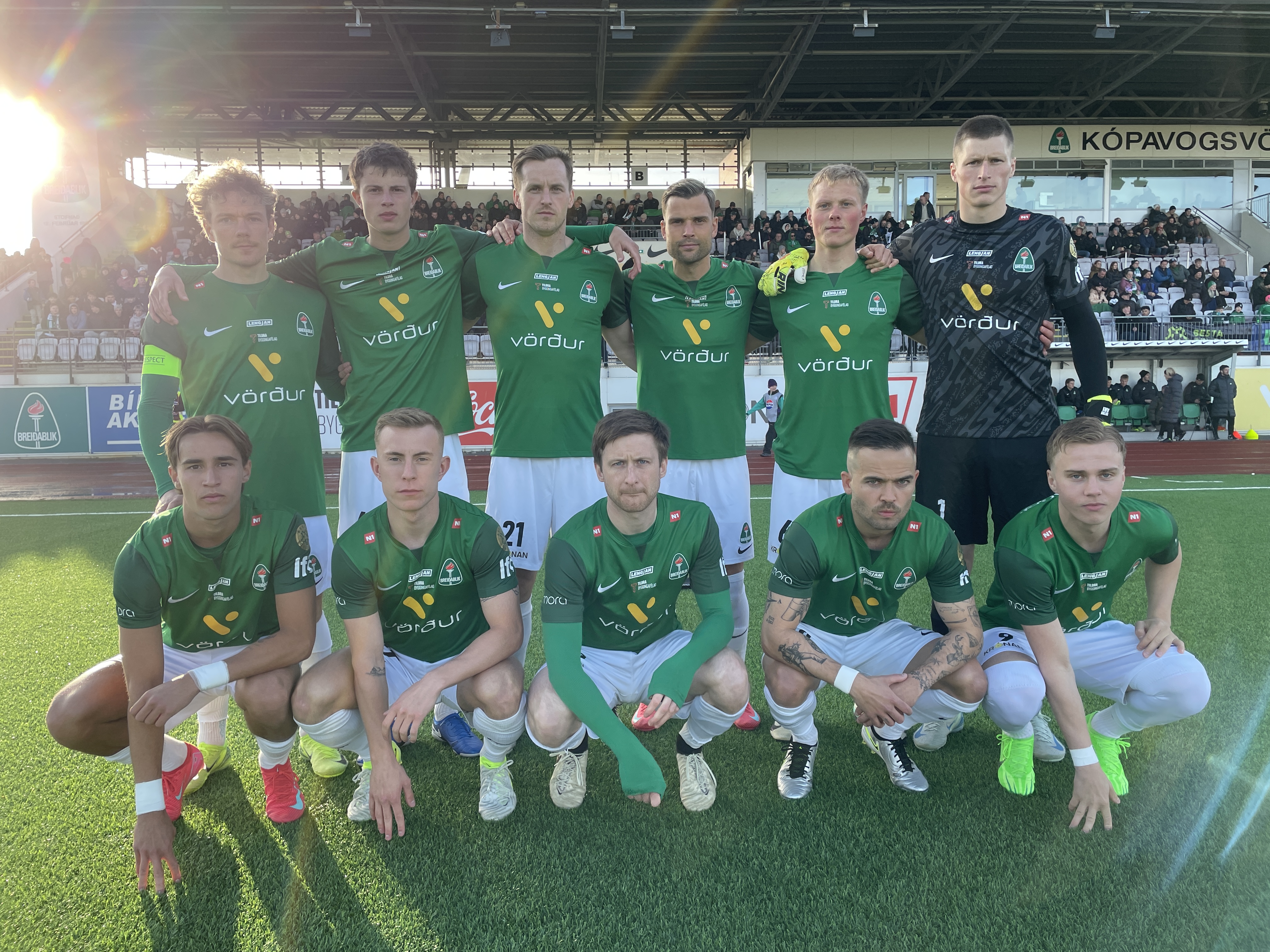 Sigurmark stjörnunnar í uppbótartíma