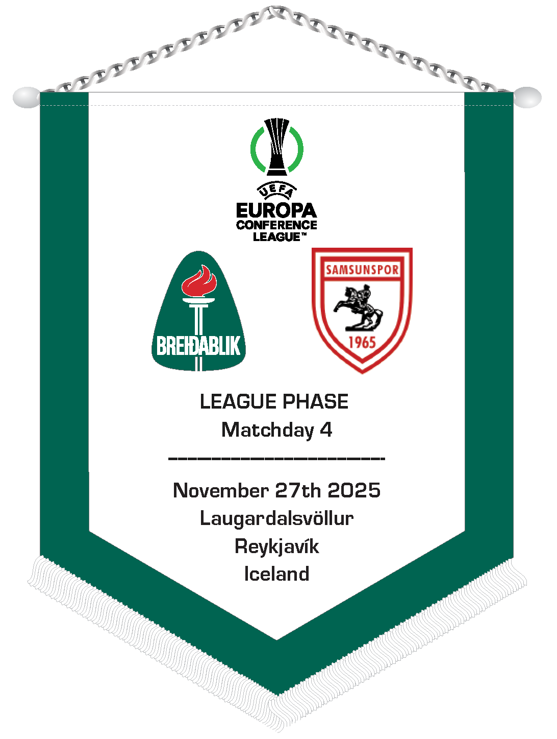 UEFA Sambandsdeild 2025/26. Deildarkeppni. Breiðablik - Samsunspor