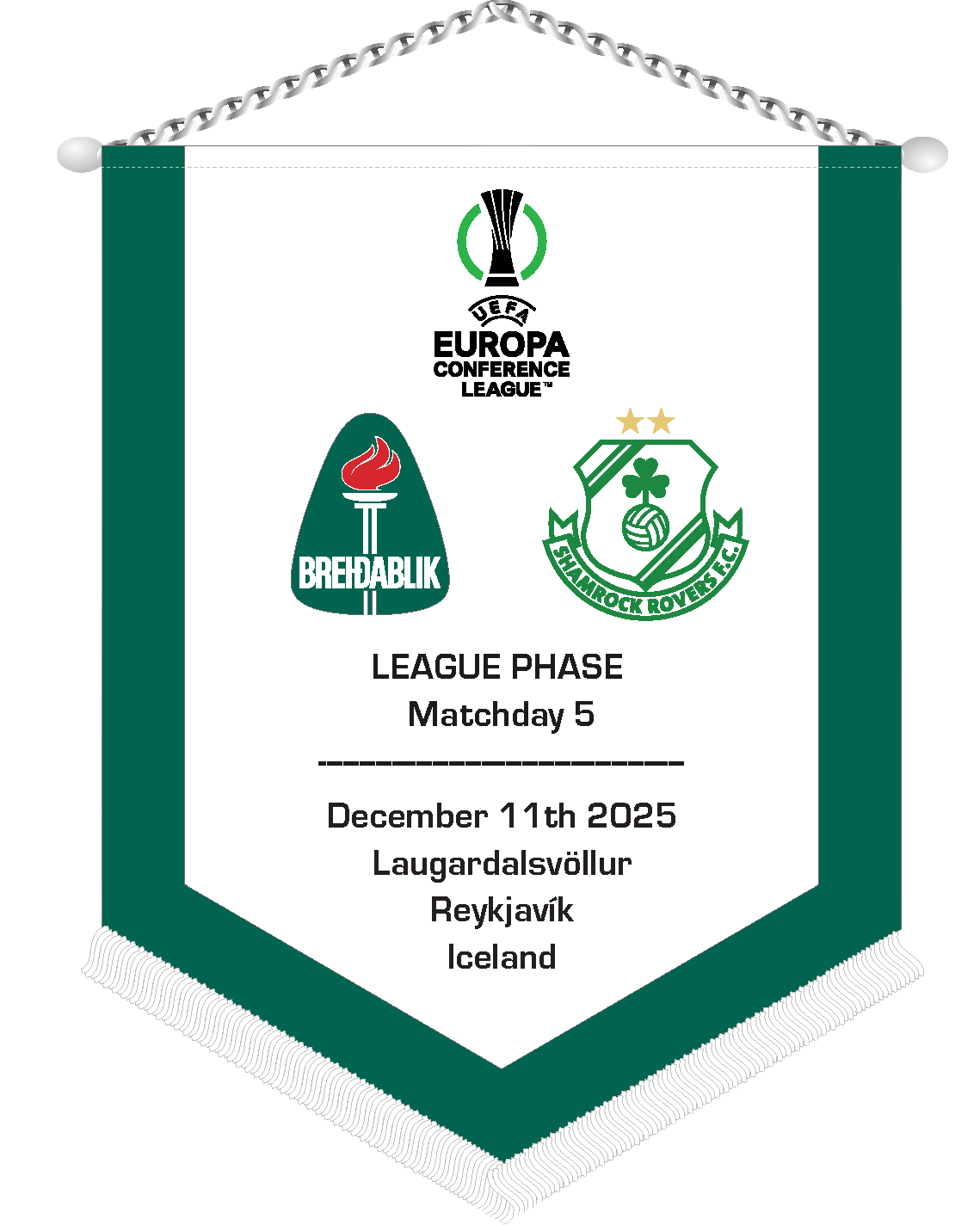 UEFA Sambandsdeild 2025/26. Deildarkeppni. Breiðablik - Shamrock Rovers