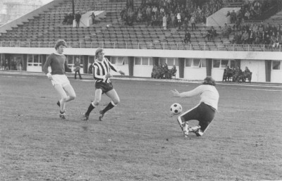 <p>1971 KR - Brei&eth;ablik 0 - 0. &nbsp;Magn&uacute;s Stein&thorn;&oacute;rsson og &Oacute;lafur H&aacute;konarson &aacute; Laugardalsvelli.<br />
&nbsp;</p>
