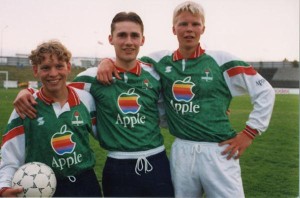 <p>&THORN;essir kappar voru &iacute; U-18 &aacute;ra landsli&eth;i &Iacute;slands. Fr&aacute; vinstri: Gr&eacute;tar M&aacute;r Sveinsson, &THORN;&oacute;rhallur Hinriksson og Kjartan Antonsson.</p>