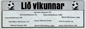 <p>3:1 Brei&eth;ablik - Keflav&iacute;k 8.&aacute;g&uacute;st 1976. Fyrsti sigur Blika &aacute; &Iacute;BK &aacute; heimavelli &iacute;&nbsp;efstu deild og 3 &ouml;flugir Blikar valdir &iacute; li&eth; vikunnar. Hinrik &THORN;&oacute;rhallsson skor&eth;i 2 m&ouml;rk &iacute; leiknum.</p>