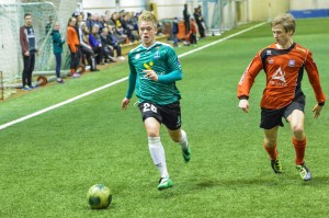 <p>
	2014 Brei&eth;ablik - Afturelding 4 - 0. &nbsp;P&aacute;ll Olgeir &THORN;orsteinsson &aacute; fullu gasi. &nbsp;Mynd: HVH</p>
