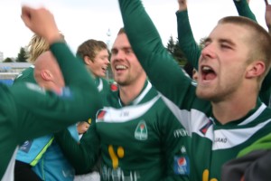 <p>
	&Iacute;slandsmeistarar 2010. &nbsp;&Iacute;slandsmeistaratitlinum fagna&eth;.</p>
