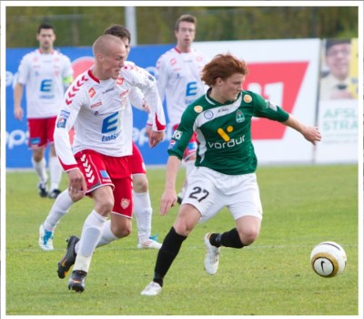 <p>
	2011 &THORN;&oacute;r - Brei&eth;ablik 1 - 2. &nbsp;T&oacute;mas &Oacute;li Gar&eth;arsson hefur betur. &nbsp;Mynd: S&aelig;var Geir Sigurj&oacute;nsson - Sport.is &nbsp;</p>
