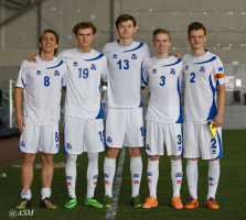 <p>
	&THORN;essir fimm U19 Blikar voru saman &iacute; Sm&aacute;rask&oacute;la &iacute; K&oacute;pavogi og spilu&eth;u saman &iacute; Brei&eth;ablik.&nbsp;Allir eru &thorn;eir f&aelig;ddir &aacute;ri&eth; 1995 en um er a&eth; r&aelig;&eth;a Olivier Sigurj&oacute;nsson leikmann AGF, Gunnlaug Hlyn Birgisson hj&aacute; Club Brugge, Adam Arnarsson hj&aacute; NEC &iacute; Hollandi, &Oacute;svald Jarl Traustaston leikmann Fram og Dav&iacute;&eth; Kristj&aacute;n &Oacute;lafssson leikmann Brei&eth;abliks en Dav&iacute;&eth; var a&eth; spila s&iacute;na fyrstu landsleiki. Mynd: ASM<br />
	&nbsp;</p>
